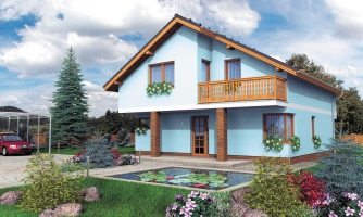 Spacious house with a room on the ground floor.